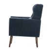 Modern Accent Chair,Chenille Arm Chairs for Living Room,Upholstered Mordern Armchair,Comfy Soft Padded Lounge Chair in Small Space, Bedroom, w/Pillow,